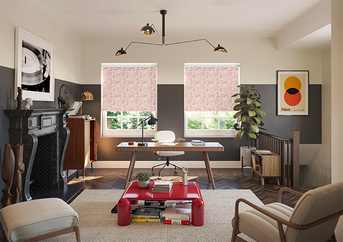 Meander, Orange - Twist&Fit Roller Blind - Image 8